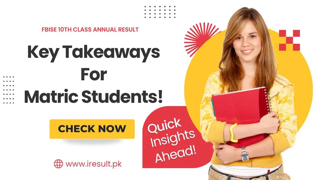 FBISE 10th Class Annual Result [Key Takeaways for Matric Students] | All Important Details and Quick Insights