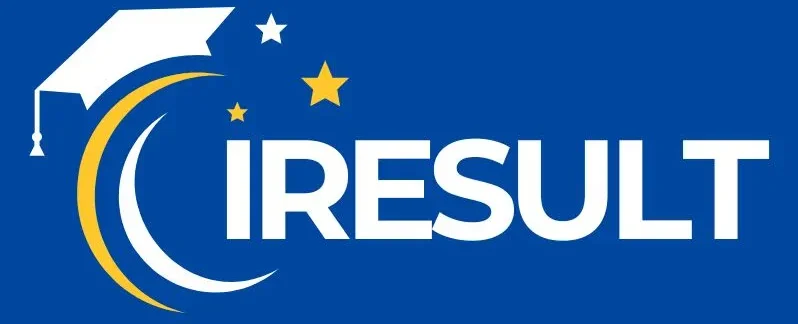 iresult.pk logo featuring a blue background, a crescent with a graduation cap, and yellow stars, representing Pakistan’s top exam results portal.